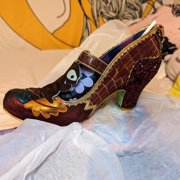 Irregular Choice Feeling Foxy Red Mary Jane Heels - Picture 8 of 10